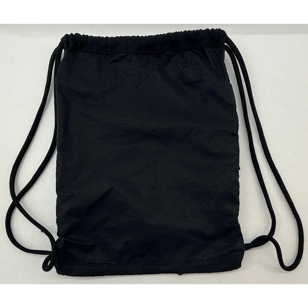 Adidas Drawstring‎ Backpack Black Gym Sack Bag Cinch Sack Athletic